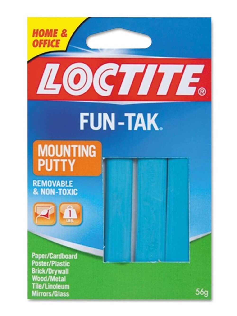 Fun-Tak Mounting Putty, 2 oz, Blue